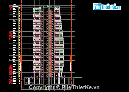 nhà 32 tầng,thiết kế nhà,tầng hầm,Bản vẽ